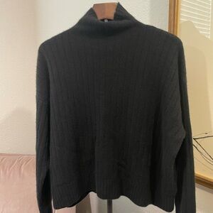 Lauren Ralph Lauren Black Cashmere Turtleneck Sweater